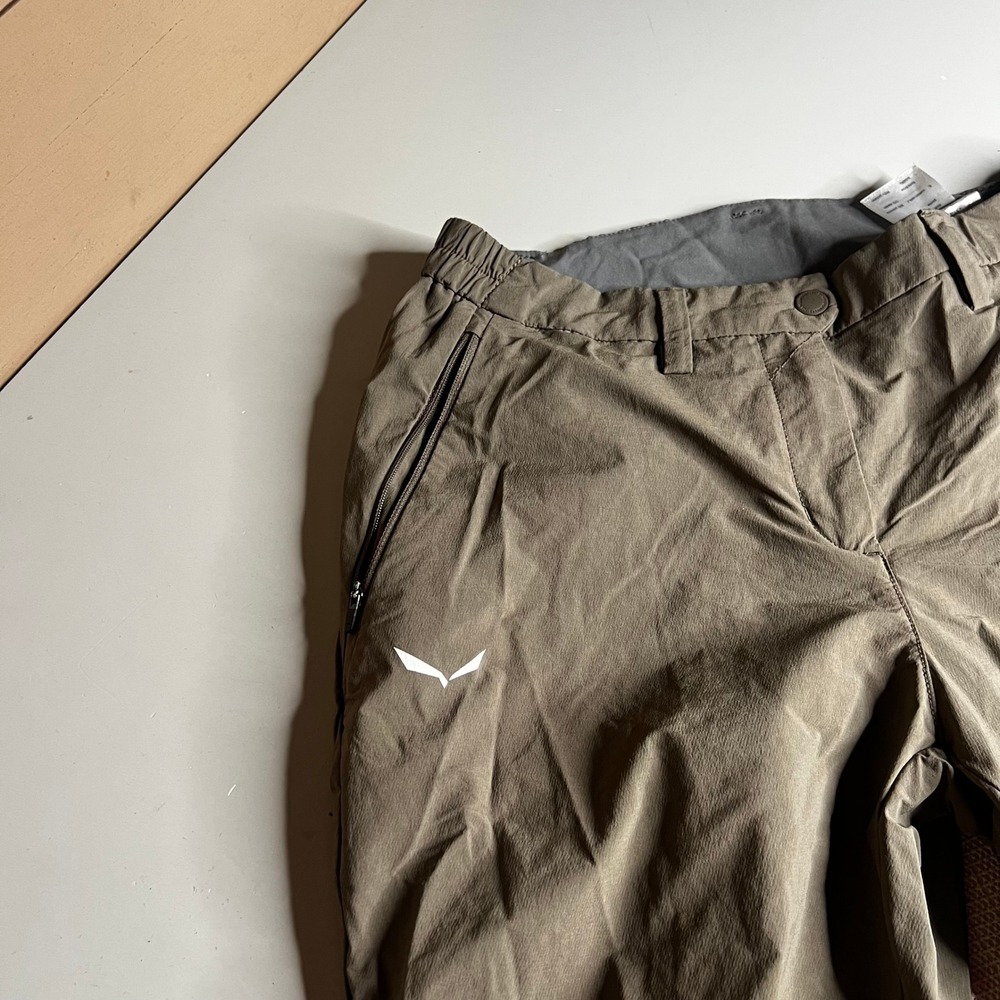 Salewa Women Hiking Pants US S Olive Brown Outdoor Trekking Trousers RN 134696 - Picture 8 of 8